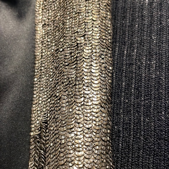 ADAM LIPPES OVERSIZED STATEMENT TUXEDO PIECE EMBELLISHED WOOL ELASTANE NWOT 2 - Picture 5 of 17